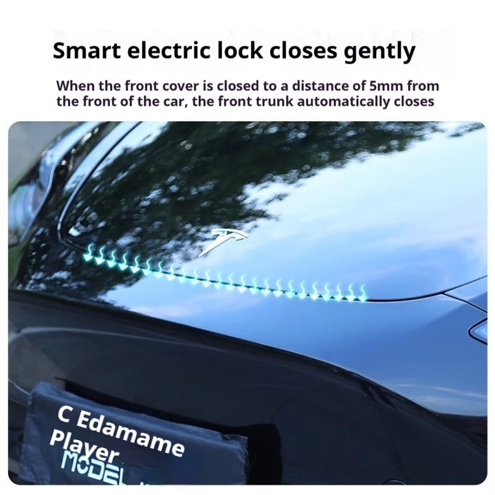 Tesla custom electric suction locks – front trunk, rear trunk & hood lock accessories for model 3, model Y, models, model X