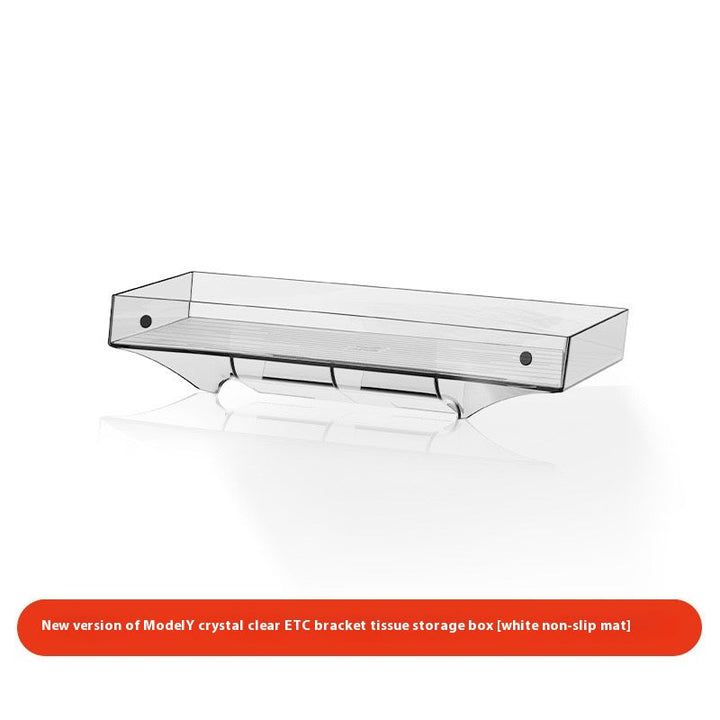 Tesla Model 3/Y Highlander Center Console Storage Bin - Non-Slip Organizer Tray for Screen and Elements Under the Screen (2024 Refresh)