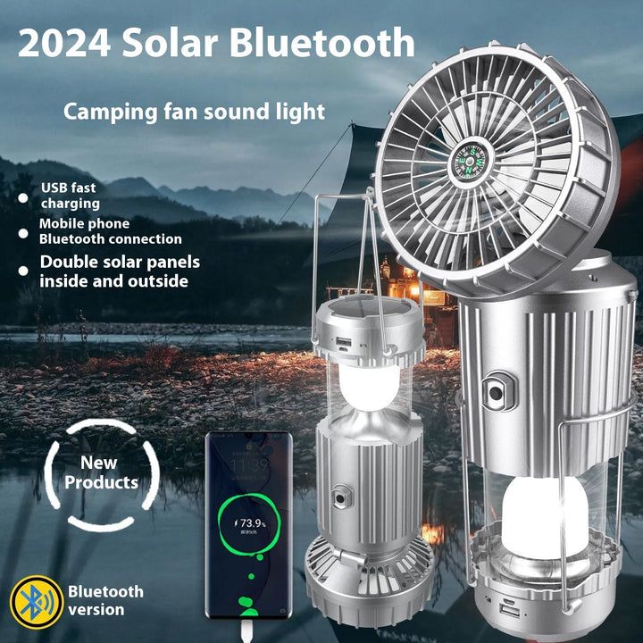 Versatile outdoor solar camping light