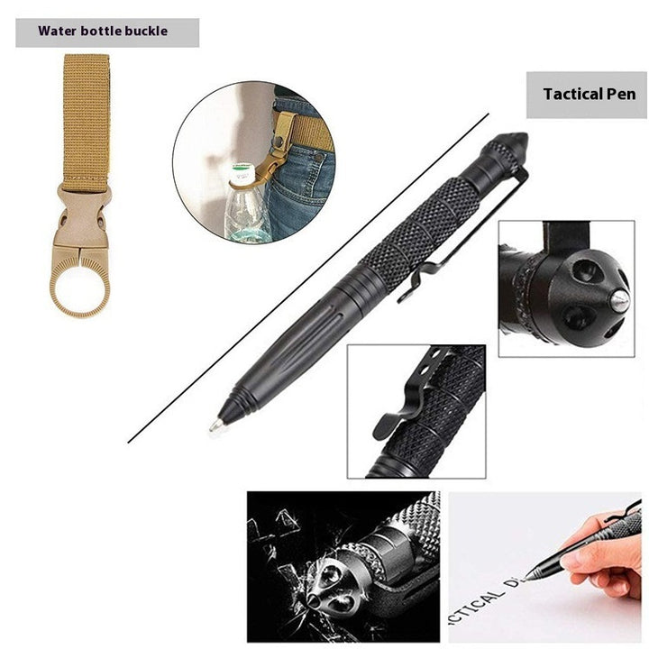 13-in-1 Outdoor Survival Gear Set - Emergency Tactical Tool with Fire Starter, Whistle, Compass, First Aid Kit, Multi-Tool for Camping, Hiking and Disaster Preparedness