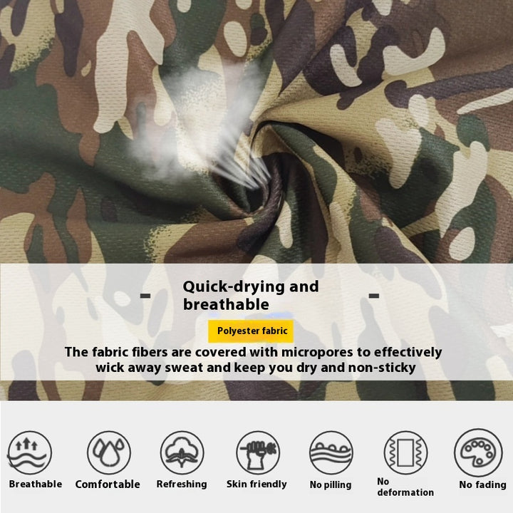 Camouflage Wide-Brim Boonie hat with Drawstring – Outdoor Hiking Fishing Bucket Hat Set – Windproof Sun Protection Cap for Travel, Trekking, and Camping