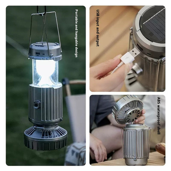 Versatile outdoor solar camping light