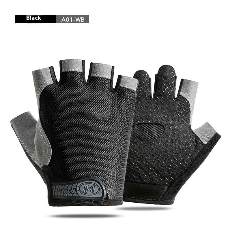 Breathable Half Finger Cycling Gloves for Men and Women