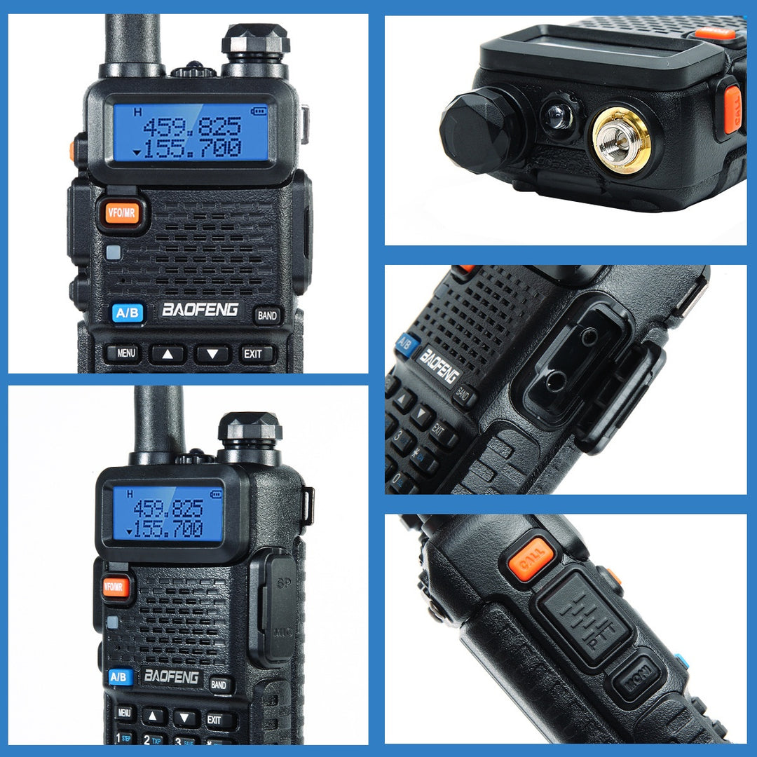 High Power USB Rechargeable Two-Way Radio - Long Range Intercom for Outdoor, Restaurant and Residential Use