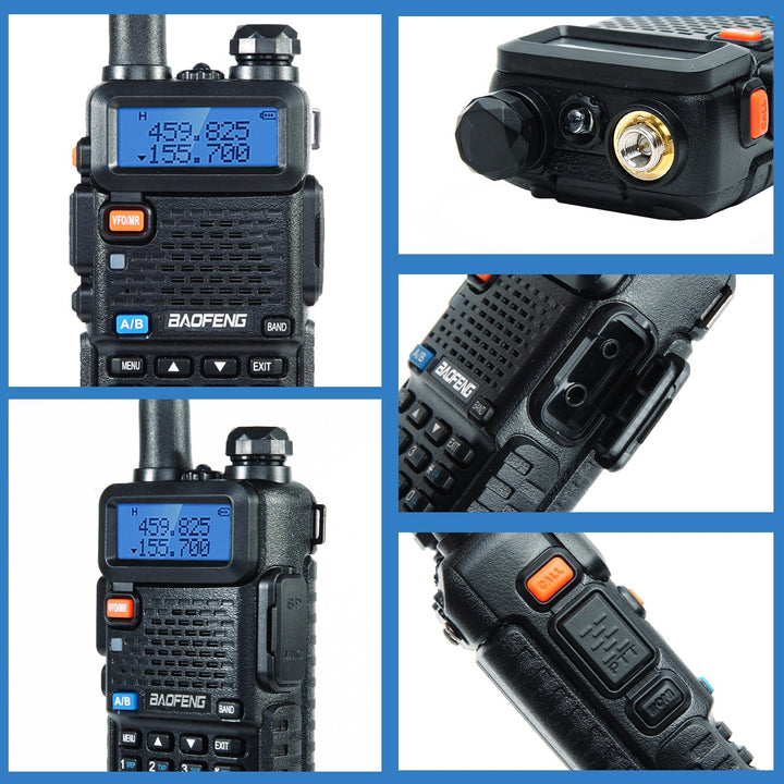 High Power USB Rechargeable Two-Way Radio - Long Range Intercom for Outdoor, Restaurant and Residential Use