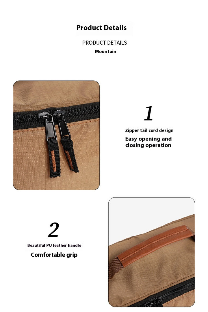 Outdoor picnic storage bag - portable gas tank stove storage bag - multi-function handheld equipment storage bag