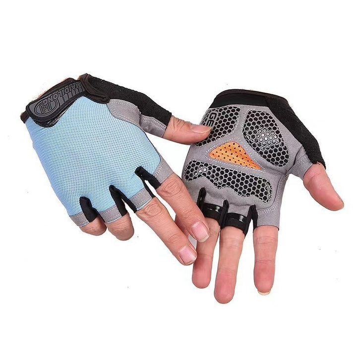 Breathable Half Finger Cycling Gloves for Men and Women