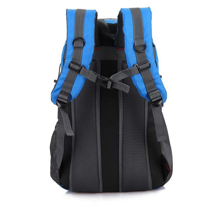 multi-functional hiking backpack for outdoor camping, large capacity travel day pack with waist support, trekking sports backpack form and women