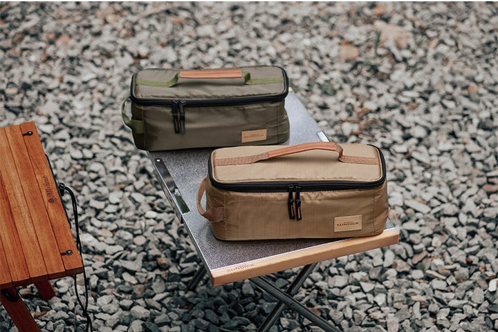 Outdoor picnic storage bag - portable gas tank stove storage bag - multi-function handheld equipment storage bag