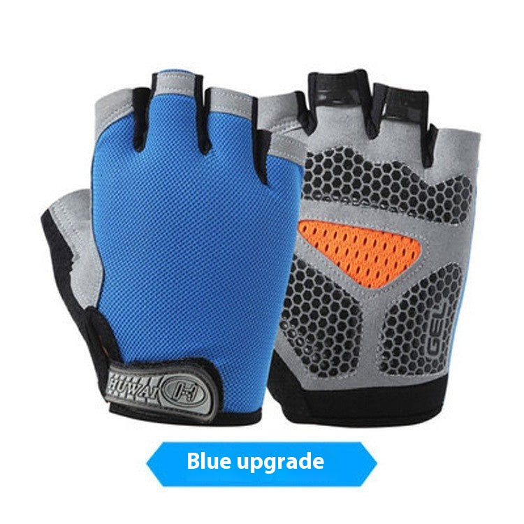 Breathable Half Finger Cycling Gloves for Men and Women