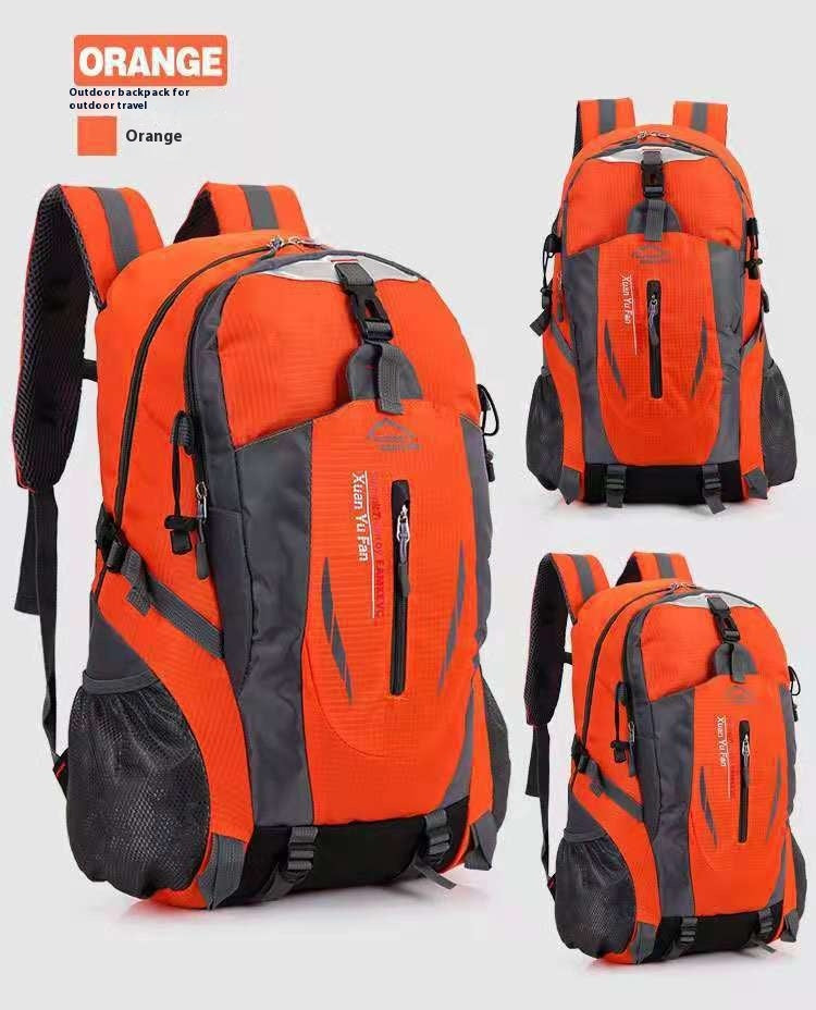 multi-functional hiking backpack for outdoor camping, large capacity travel day pack with waist support, trekking sports backpack form and women