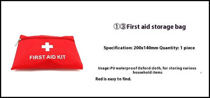 13-in-1 Emergency Survival First AI Kit - Outdoor Camping Gear, Portable Travel Medical Bag for Home, Car, Hiking and Wound Care