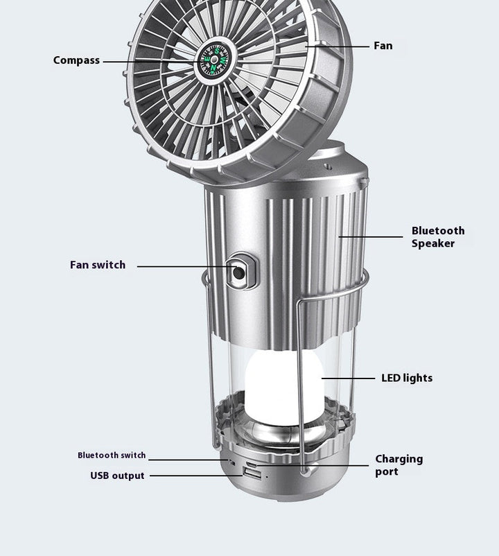 Versatile outdoor solar camping light