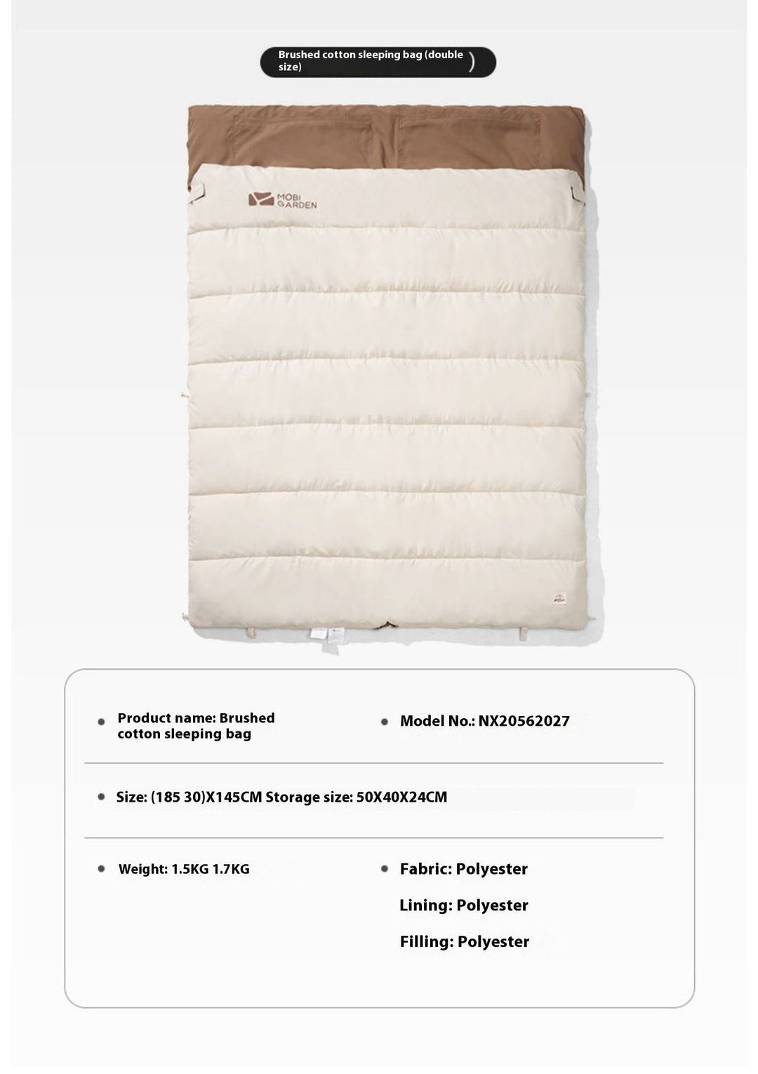 Adult Thickened Winter Sleeping Bag