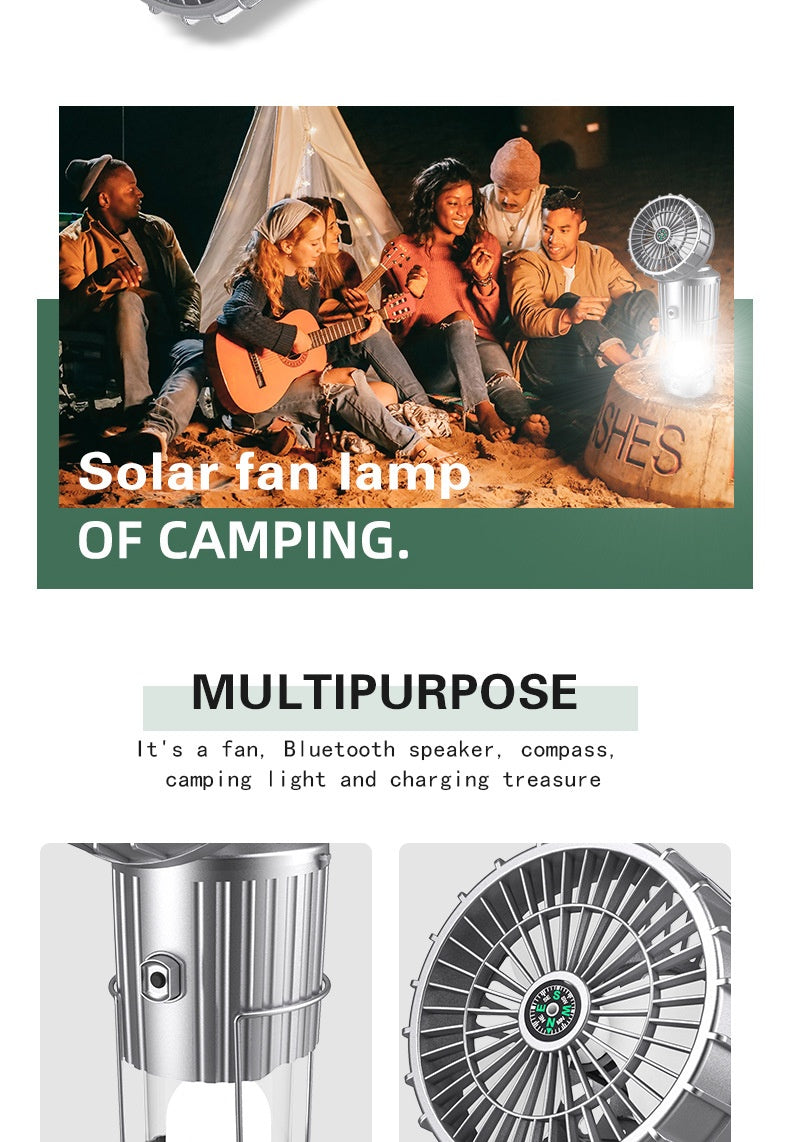 Versatile outdoor solar camping light