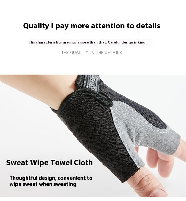 Breathable Half Finger Cycling Gloves for Men and Women