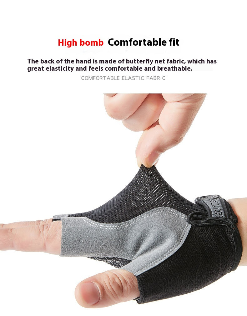 Breathable Half Finger Cycling Gloves for Men and Women