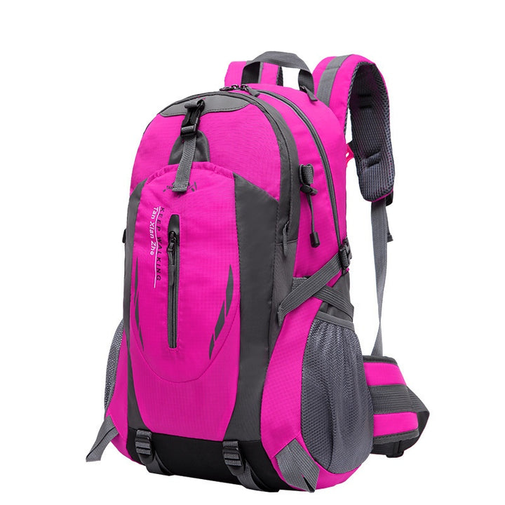 multi-functional hiking backpack for outdoor camping, large capacity travel day pack with waist support, trekking sports backpack form and women