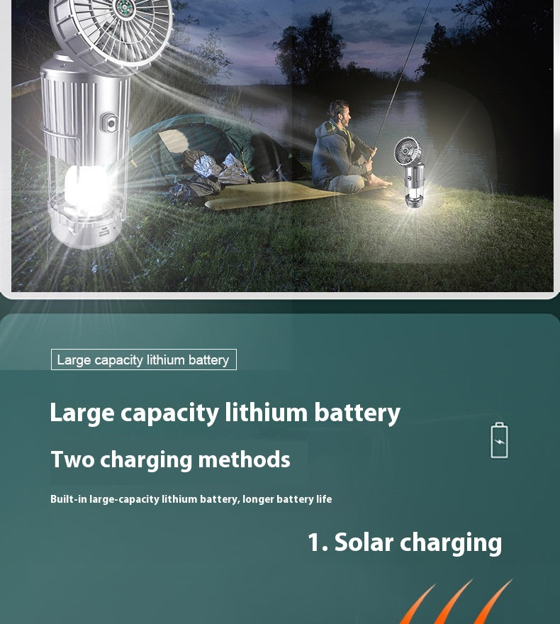 Versatile outdoor solar camping light