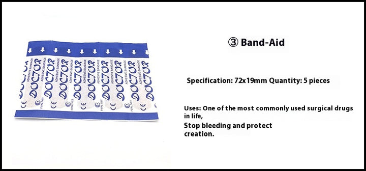 13-in-1 Emergency Survival First AI Kit - Outdoor Camping Gear, Portable Travel Medical Bag for Home, Car, Hiking and Wound Care