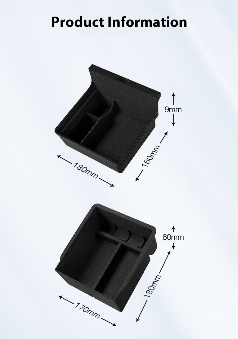 For 2024 and later upgraded Tesla Model 3/Y center console storage tray armrest box - custom interior accessories, suitable for 2024 and later - Modxgear