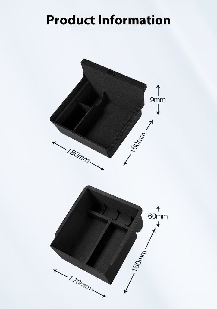 For 2024 and later upgraded Tesla Model 3/Y center console storage tray armrest box - custom interior accessories, suitable for 2024 and later - Modxgear