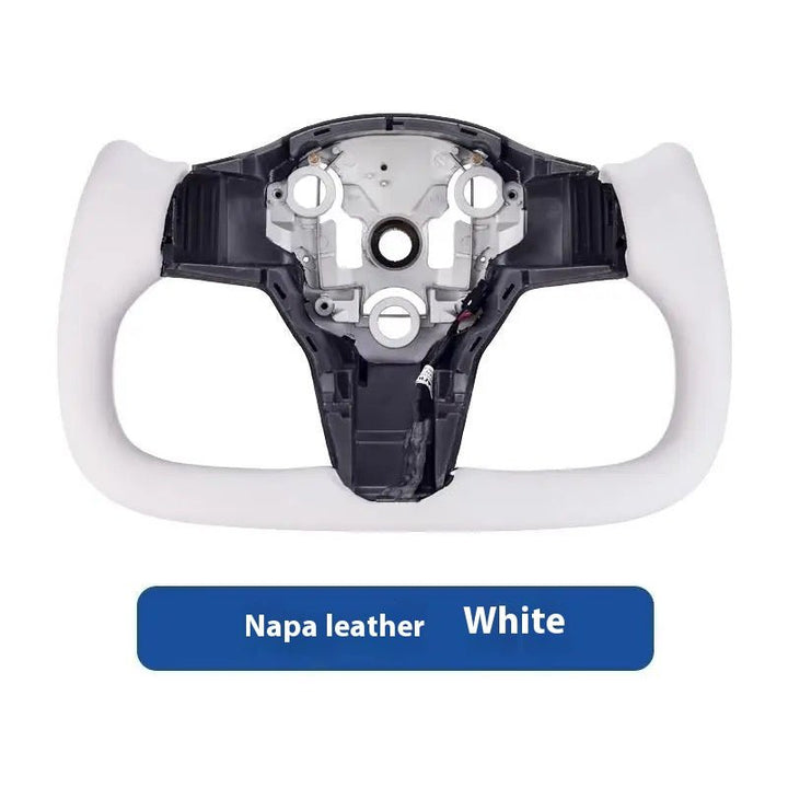 Original Custom Carbon Fiber Material, Custom Tesla Yoke Wheel for Model S、X、3、Y - Modxgear
