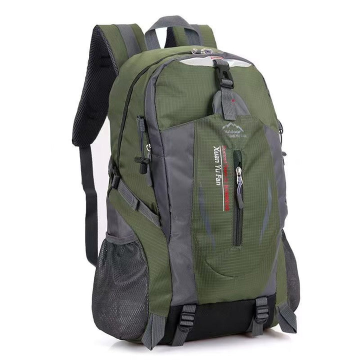 multi-functional hiking backpack for outdoor camping, large capacity travel day pack with waist support, trekking sports backpack form and women