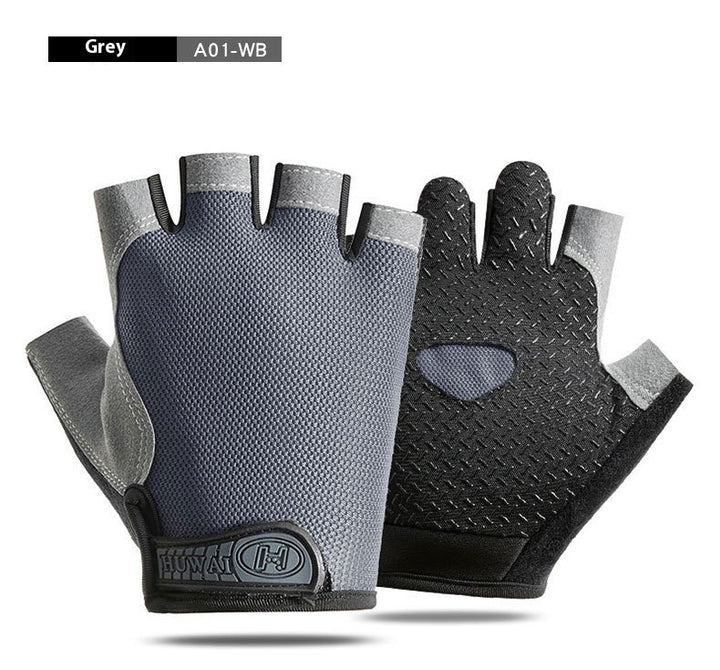 Breathable Half Finger Cycling Gloves for Men and Women