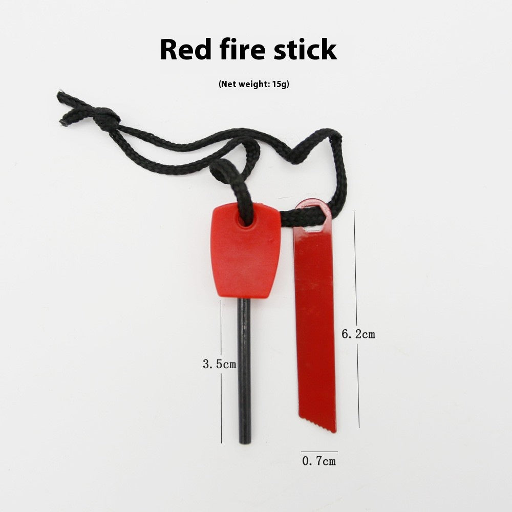 Mini Solid Magnesium Iron Tinder Stick - Waterproof Magnesium Flint Stick for Camping, Survival, Hiking, Outdoor Emergency Gear