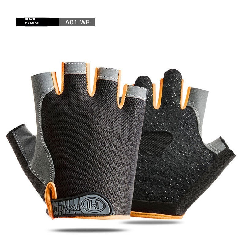 Breathable Half Finger Cycling Gloves for Men and Women