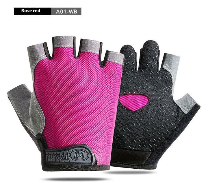 Breathable Half Finger Cycling Gloves for Men and Women