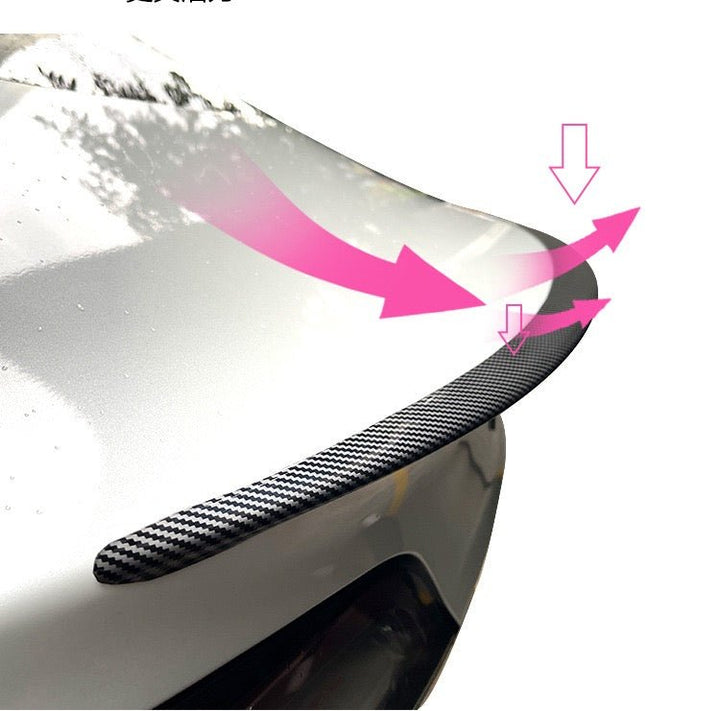 Suitable for Tesla model 3 high performance sports spoiler P version plastic spoiler ABS fixed wind wing - Modxgear