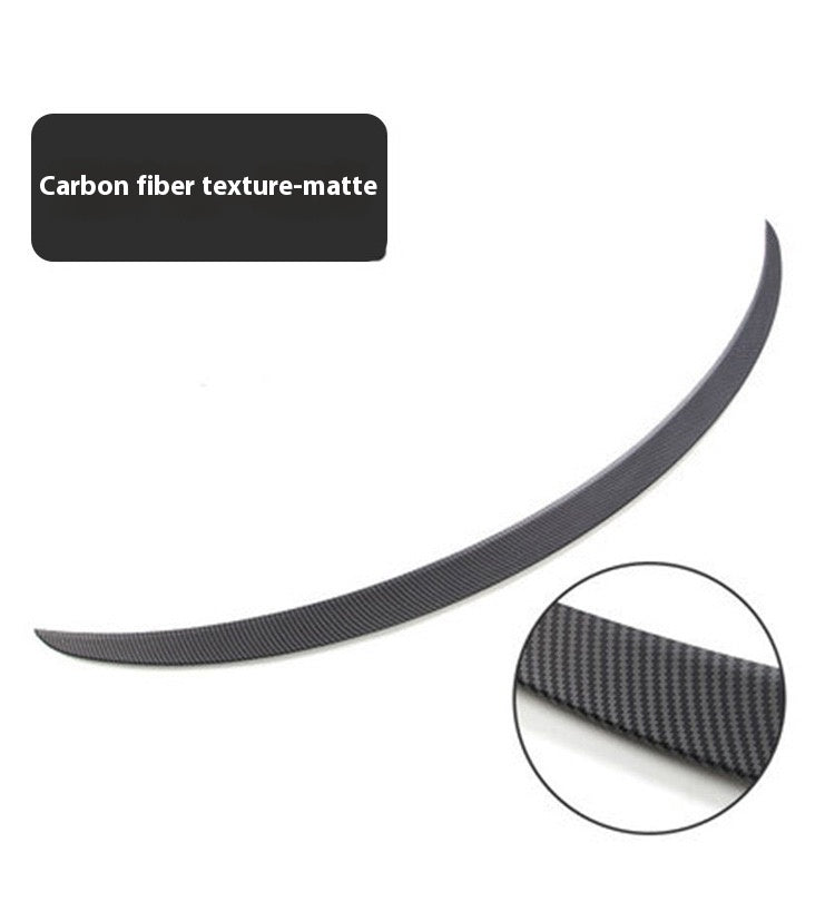 Suitable for Tesla model 3 high performance sports spoiler P version plastic spoiler ABS fixed wind wing - Modxgear