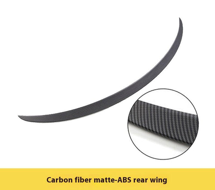Suitable for Tesla model 3 high performance sports spoiler P version plastic spoiler ABS fixed wind wing - Modxgear