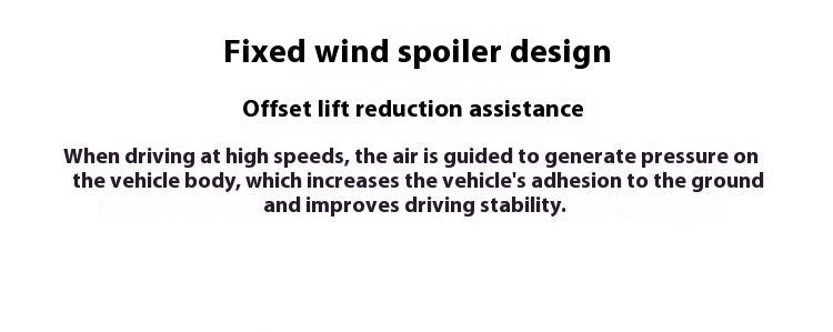 Suitable for Tesla model 3 high performance sports spoiler P version plastic spoiler ABS fixed wind wing - Modxgear