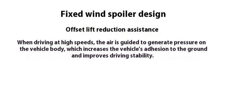 Suitable for Tesla model 3 high performance sports spoiler P version plastic spoiler ABS fixed wind wing - Modxgear