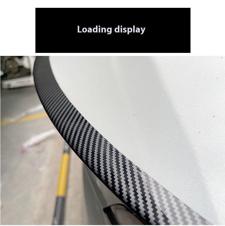 Suitable for Tesla model 3 high performance sports spoiler P version plastic spoiler ABS fixed wind wing - Modxgear