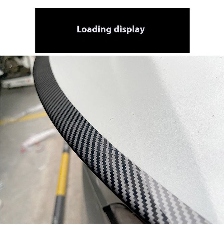 Suitable for Tesla model 3 high performance sports spoiler P version plastic spoiler ABS fixed wind wing - Modxgear
