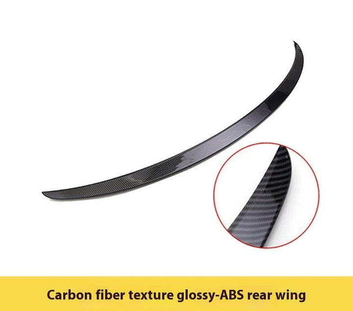 Suitable for Tesla model 3 high performance sports spoiler P version plastic spoiler ABS fixed wind wing - Modxgear
