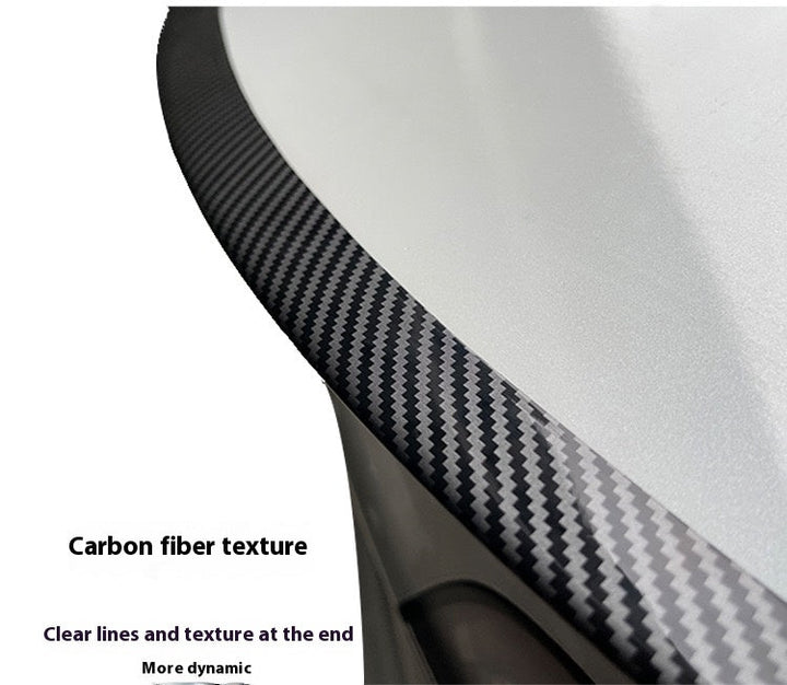 Suitable for Tesla model 3 high performance sports spoiler P version plastic spoiler ABS fixed wind wing - Modxgear