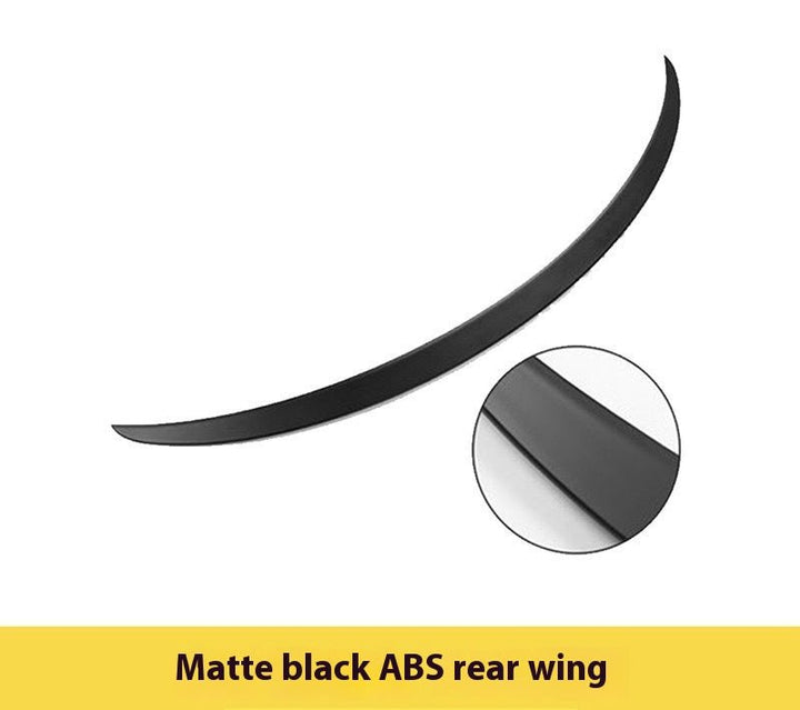 Suitable for Tesla model 3 high performance sports spoiler P version plastic spoiler ABS fixed wind wing - Modxgear