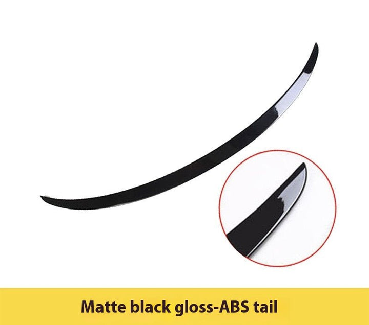 Suitable for Tesla model 3 high performance sports spoiler P version plastic spoiler ABS fixed wind wing - Modxgear