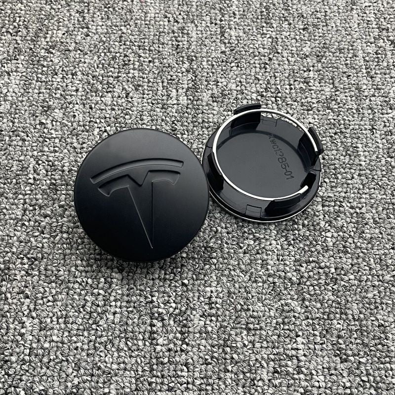 Tesla custom wheel hub center cap - personalized RIM center cover, modified tire dustcover & l UG nuts crew cap set - Modxgear