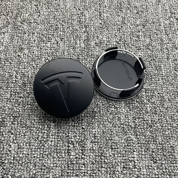 Tesla custom wheel hub center cap - personalized RIM center cover, modified tire dustcover & l UG nuts crew cap set - Modxgear