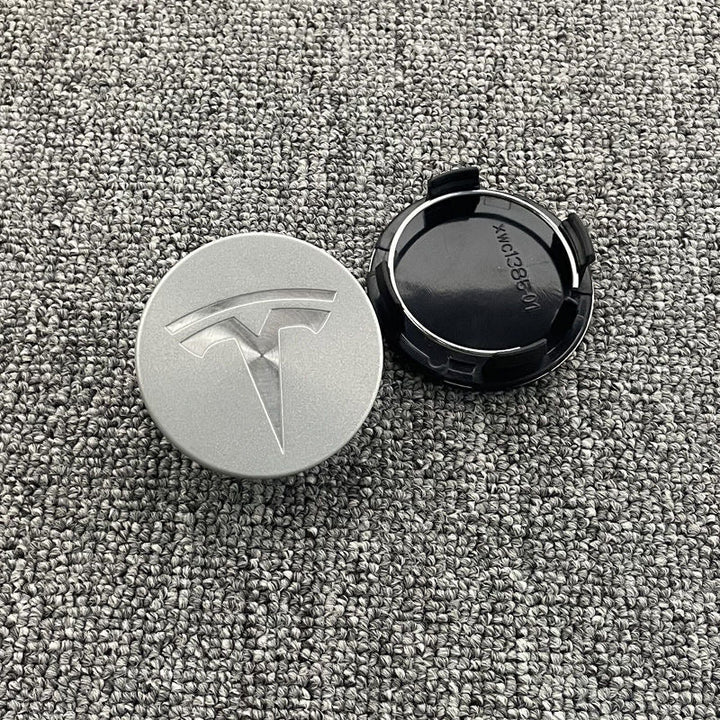 Tesla custom wheel hub center cap - personalized RIM center cover, modified tire dustcover & l UG nuts crew cap set - Modxgear
