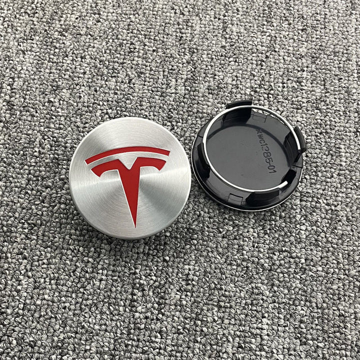Tesla custom wheel hub center cap - personalized RIM center cover, modified tire dustcover & l UG nuts crew cap set - Modxgear
