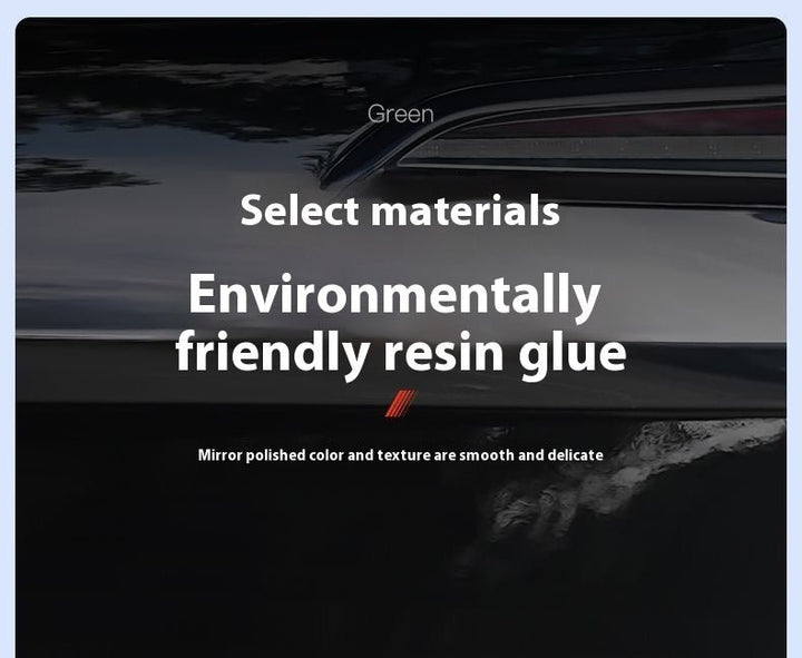 Tesla Model 3/Y rear checkered badge with time tunnel lighting effect - stylish exterior badge accessories - Modxgear