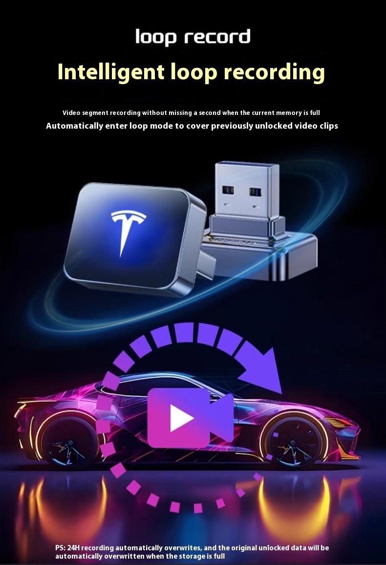 Tesla Model Y Dash Cam USB Flash Drive - Compatible with S Entry Model, 3.0 High Speed USB for H D Video Recording and Secure Storage - Modxgear
