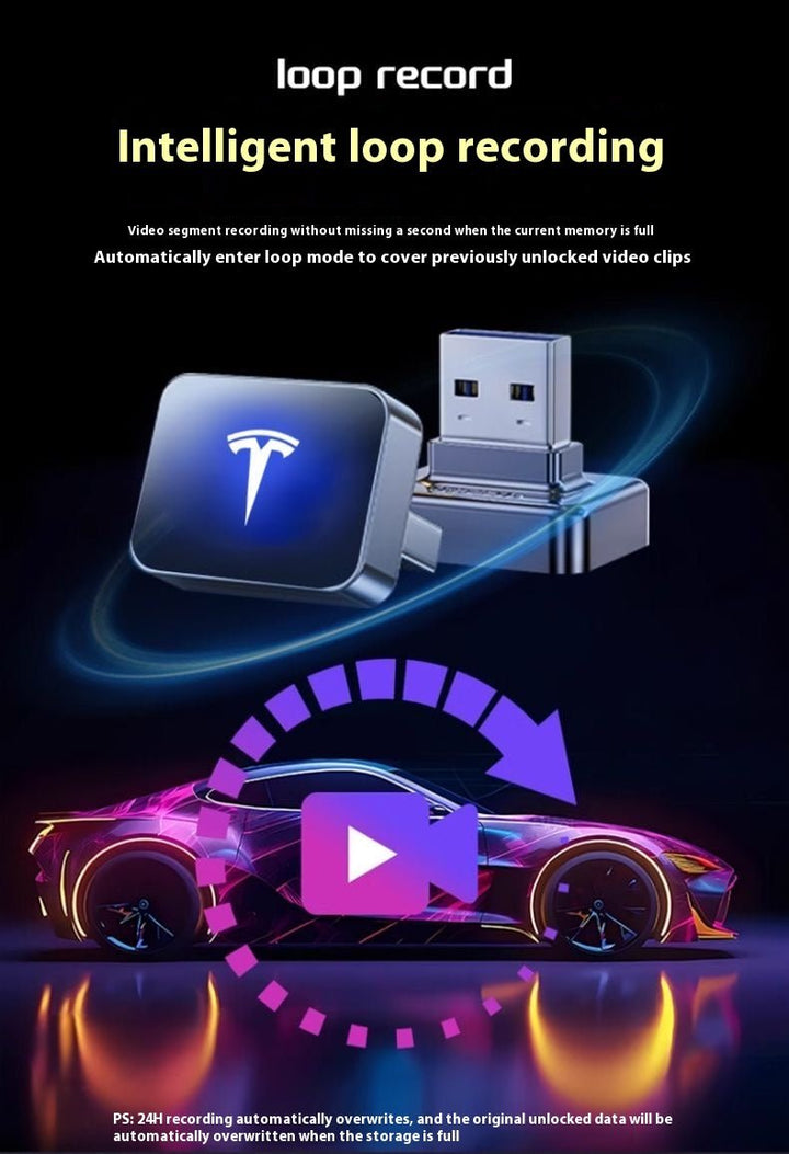 Tesla Model Y Dash Cam USB Flash Drive - Compatible with S Entry Model, 3.0 High Speed USB for H D Video Recording and Secure Storage - Modxgear